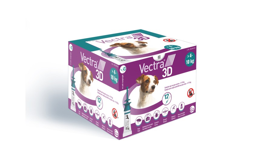 VECTRA 3D S 4-10 KG 12 PIPETAS VERDE - CLINICO