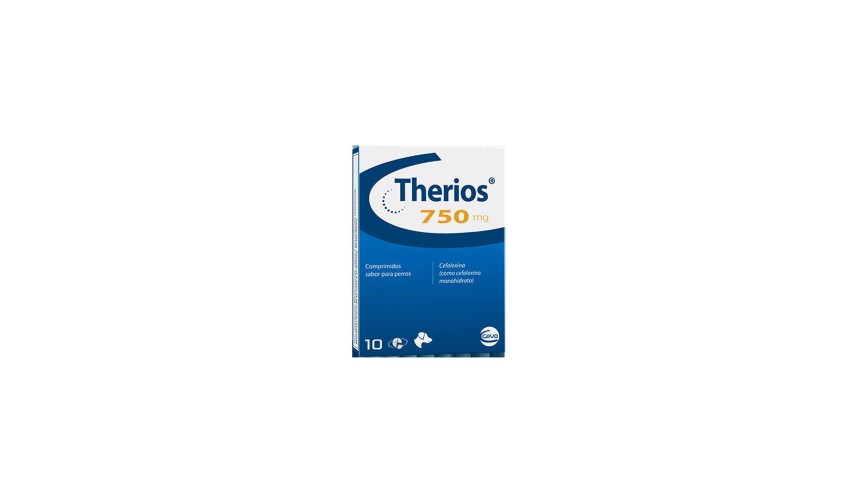 THERIOS 750 MG - PERRO - 10 COMP