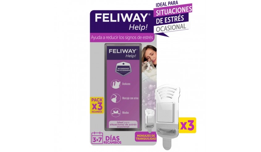 FELIWAY HELP PACK 3 RECAMBIOS
