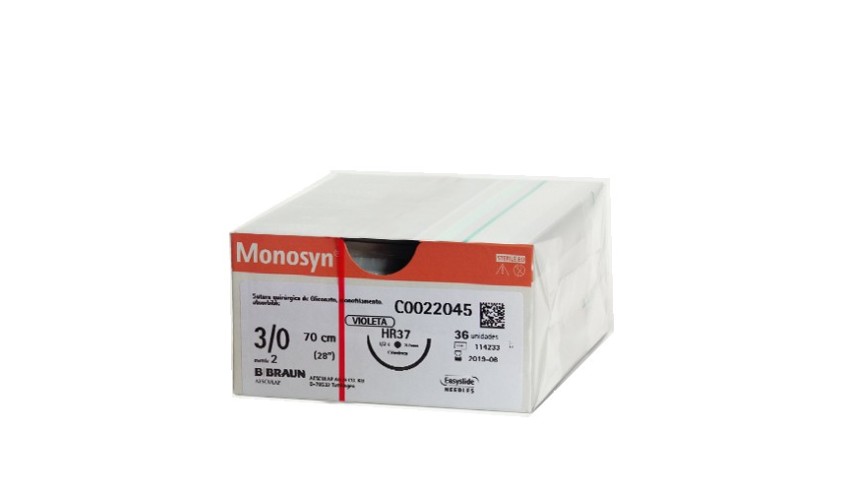 MONOSYN VIOLET 3/0 HS26 120 CM (CAJA 36 UND)