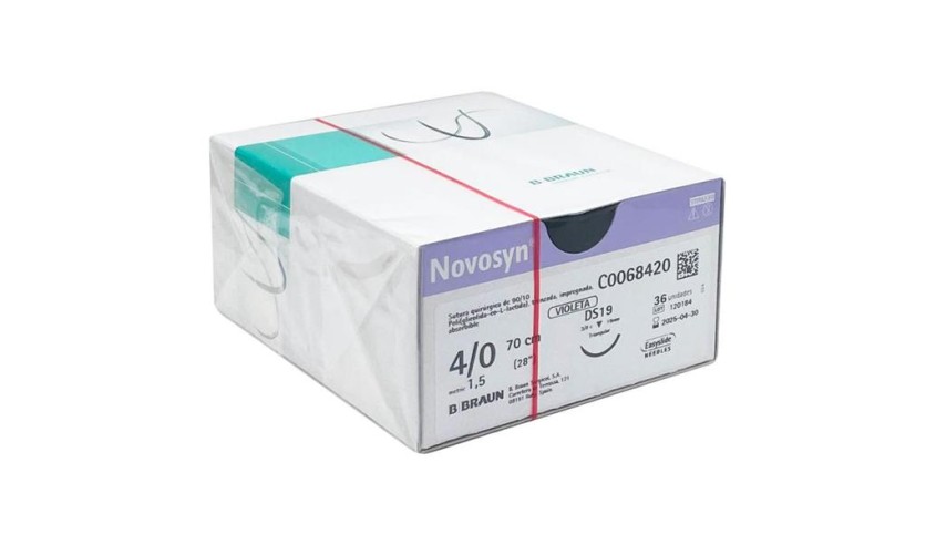 NOVOSYN VIOLET 4/0 DS19-70 CM  CAJA 36 UDS 