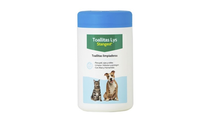 TOALLITAS HIG. LYS OJOS+OIDO PERRO Y GATOS STANGEST 120UDS