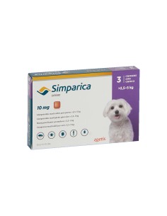 SIMPARICA 10 MG 2,5-5 KG 3...