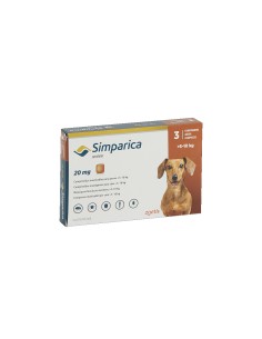 SIMPARICA 20 MG 5-10 KG 3 COMP