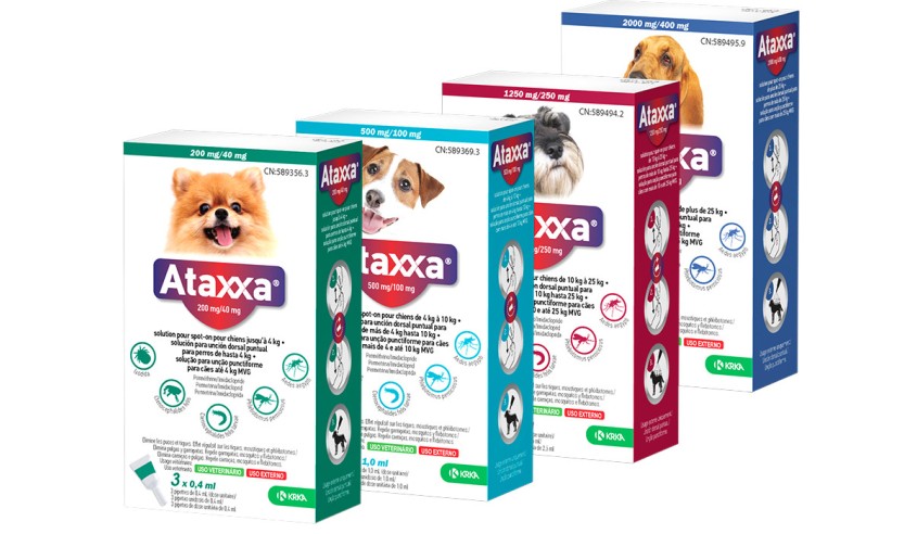 ATAXXA 2000MG/400MG PERROS +25KG 3 PIP