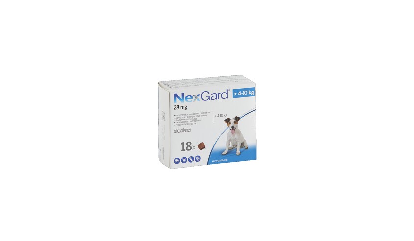 NEXGARD PERRO 4-10 KG 18 COMP