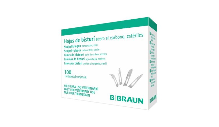 HOJAS BISTURI Nº 20 VET 100 UDS (BRAUN)