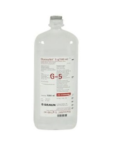 SUERO GLUCOSAVET 5% 500 ML...
