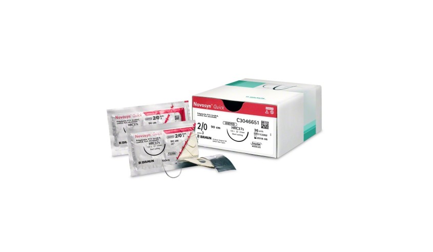 NOVOSYN QUICK UNDYED 2/0 HS26 70 CM...