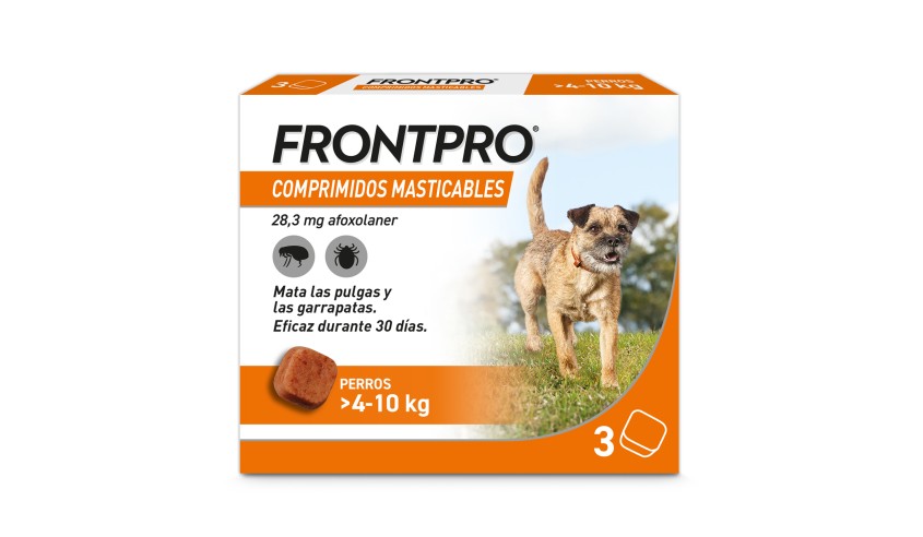 FRONTPRO 28 MG COMP. MASTICABLE 4-10KG (M) 3 COMP.