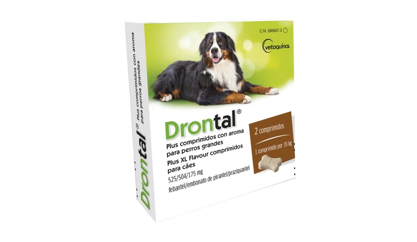 DRONTAL PLUS AROMA PERROS GRANDES 2 COMP