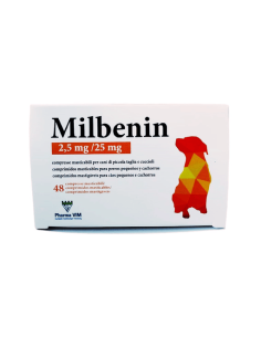 MILBENIN 2 5 MG/25 MG 48 COMP