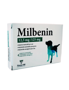 MILBENIN 12 5 MG/125 MG 1*4...