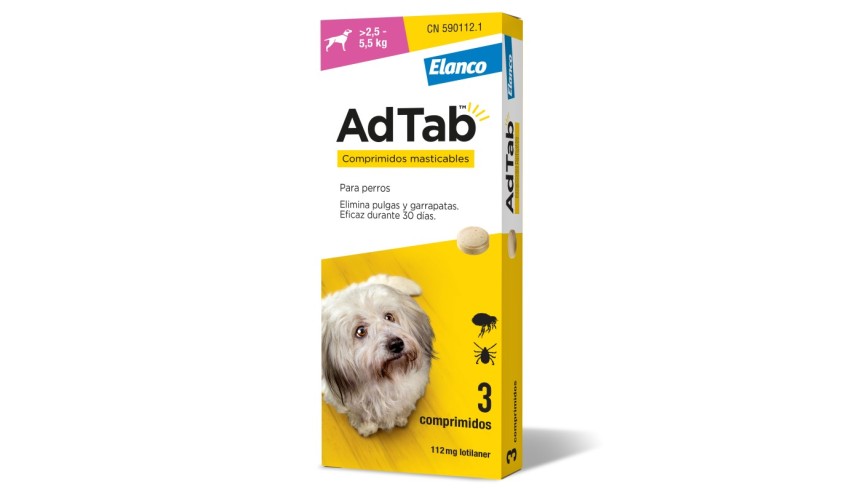 ADTAB 112 MG COMP MASTICABLE PERRO...