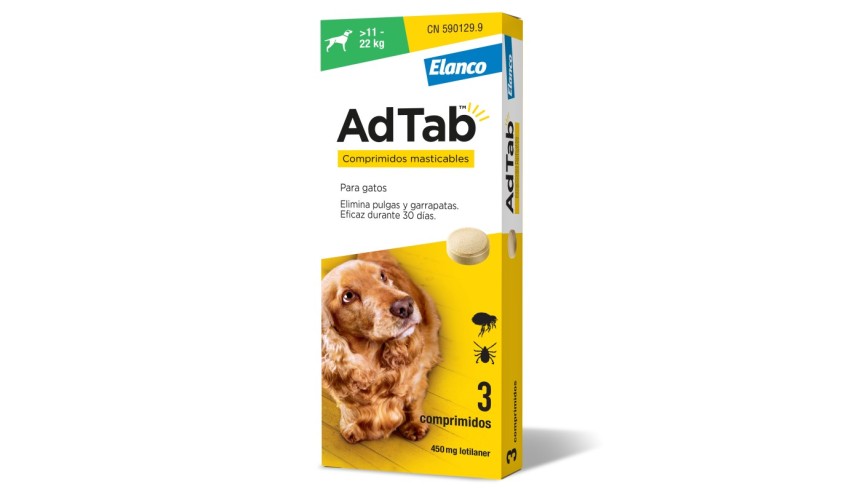 ADTAB 450 MG COMP MASTICABLE PERRO...