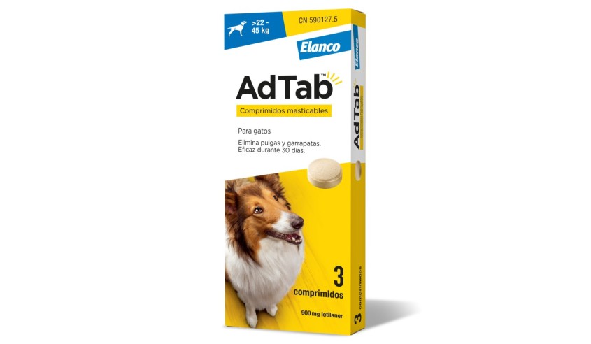 ADTAB 900 MG COMP MASTICABLE PERRO...