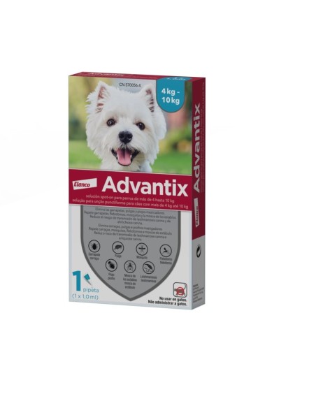 ADVANTIX 4 - 10 KG 1 PIP  X 1 ML