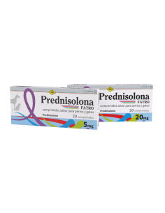 PREDNISOLONA 5 MG 20 COMP