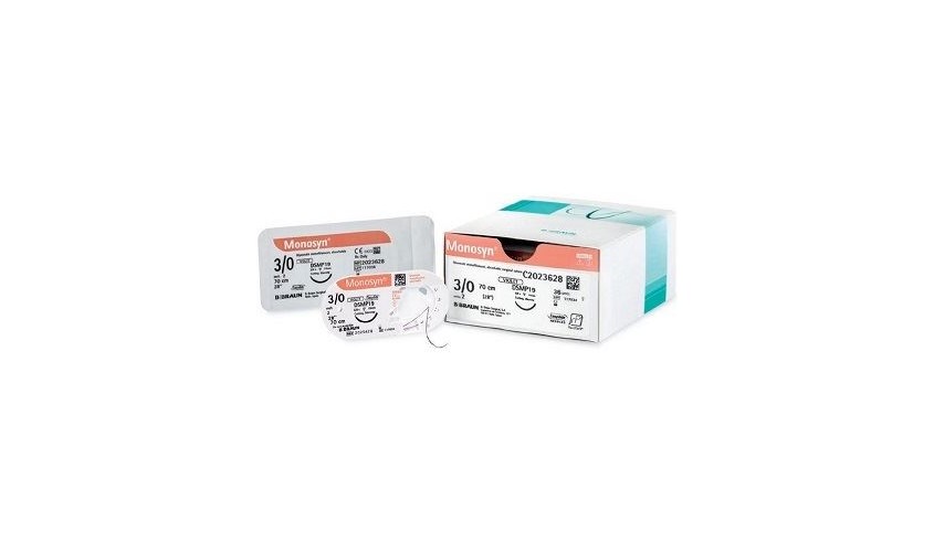 MONOSYN VIOLET 3/0 HS26 70 CM (CAJA 36 UND)