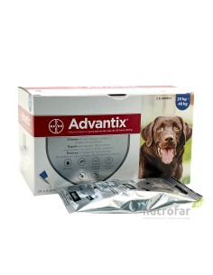 ADVANTIX +25 KG 24 PIPETAS