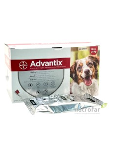 ADVANTIX 10-25 KG 24 PIPETAS