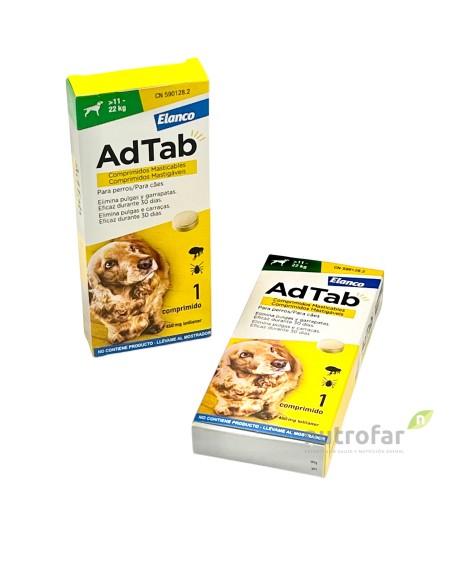 ADTAB 450 MG COMP. MASTICABLE PERRO   11-22 KG  1 COMP