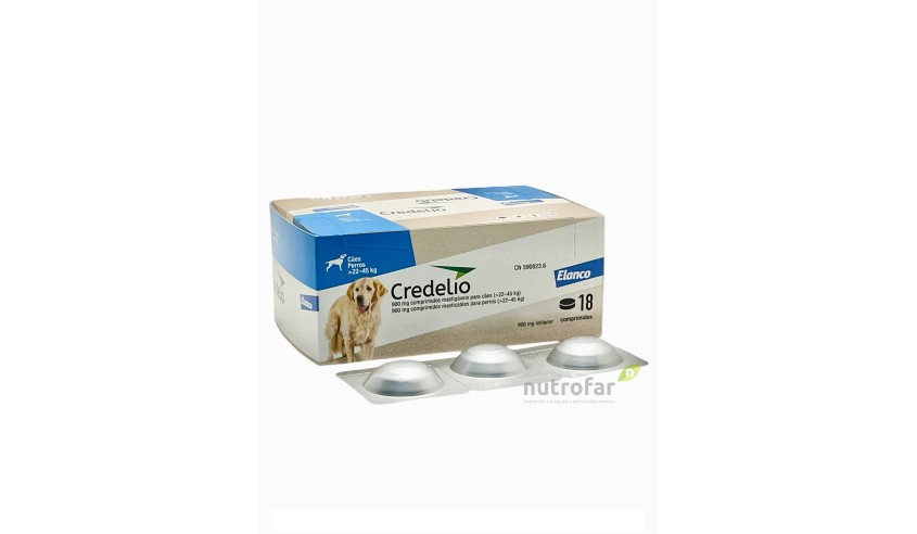 CREDELIO 900 MG 22-45 Kg 18 COMP  AZUL