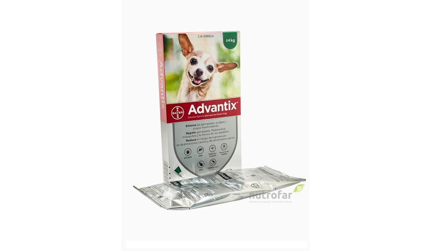 ADVANTIX 0 - 4 KG 1 PIP  X 0 4 ML