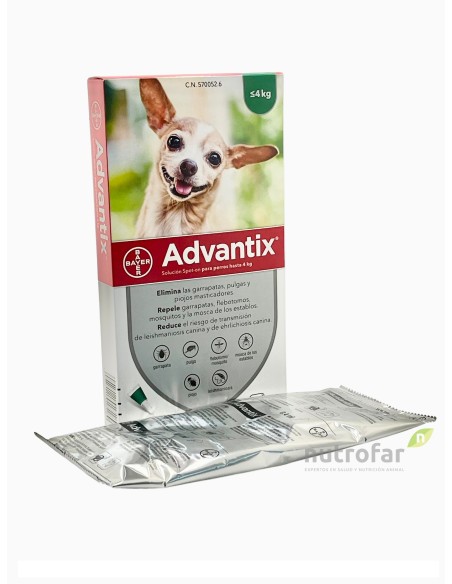 ADVANTIX 0 - 4 KG 1 PIP  X 0 4 ML