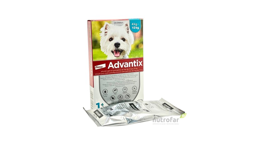 ADVANTIX 4 - 10 KG 1 PIP  X 1 ML