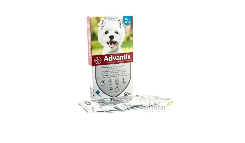 ADVANTIX 4 - 10 KG 1 PIP  X 1 ML