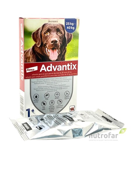 ADVANTIX 25 - 40 KG 1 PIP  X 4 ML