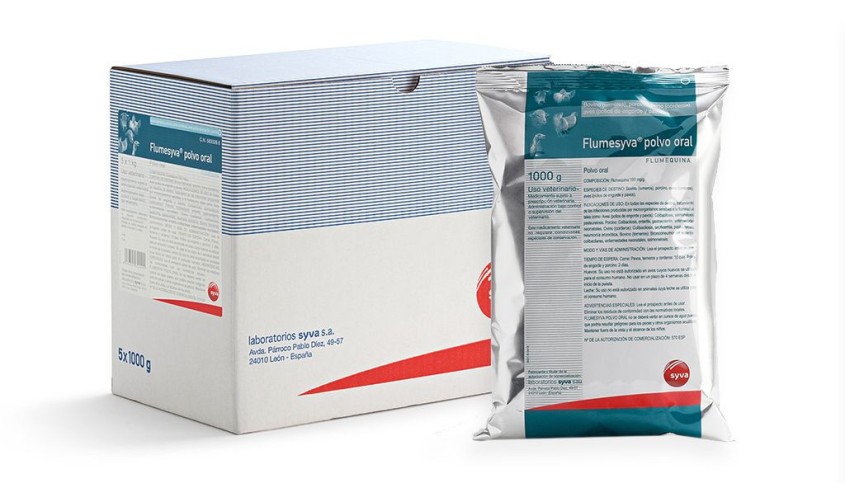 FLUMESYVA 100 MG/ML POLVO ORAL 5X1 KG