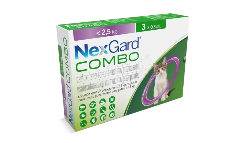 NEXGARD COMBO GATO S -2,5 KG 3...