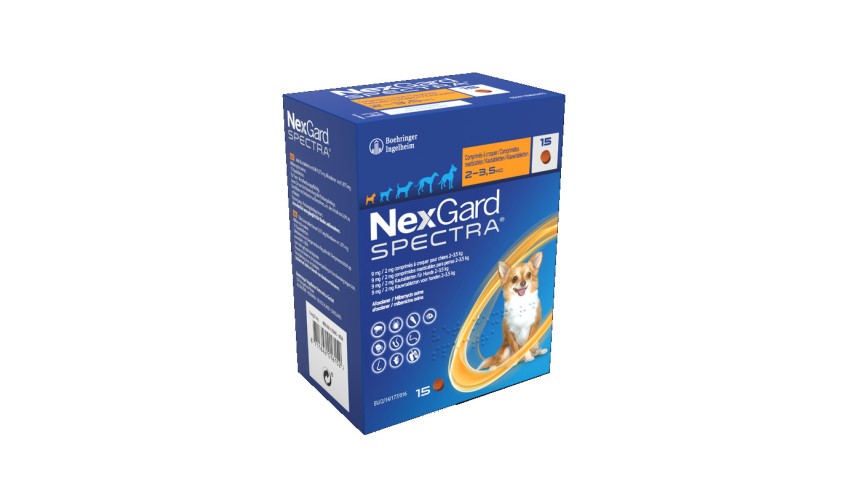 NEXGARD SPECTRA 2-3,5 KG 15 COMP
