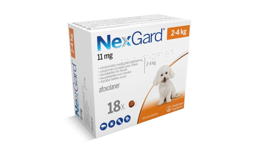 NEXGARD PERRO 2-4 KG 18 COMP