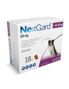 NEXGARD PERRO 10-25 KG 18 COMP
