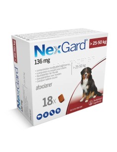 NEXGARD PERRO 25-50 KG 18 COMP