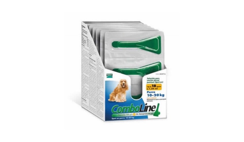 COMBOLINE SPOT-ON PERRO 10-20 KG 18 PIP.