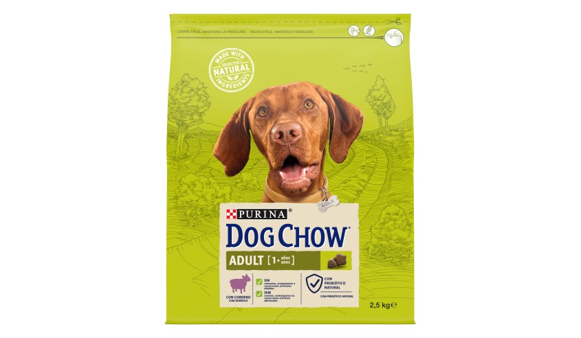 DOG CHOW ADULT CORDERO 2.5KG