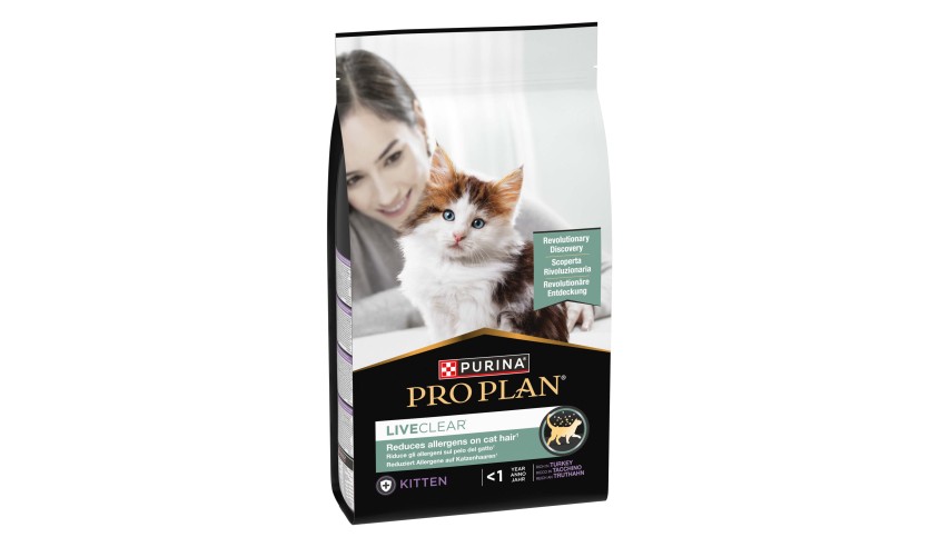 PRO PLAN LIVECLEAR KITTEN PAVO 1 4KG