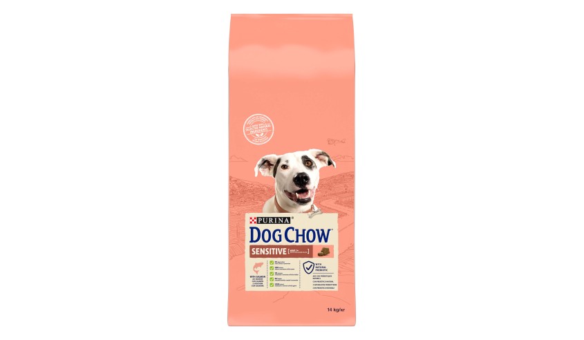 DOG CHOW SENSITIVE SALMON 11KG+3KG