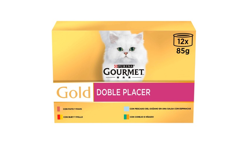 GOURMET GOLD DOBLE PLACER SURTIDO 12X85G