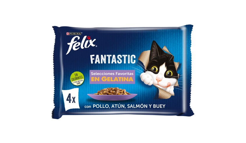 FELIX FANTASTIC SURTIDO GEL 12X 4X85G 