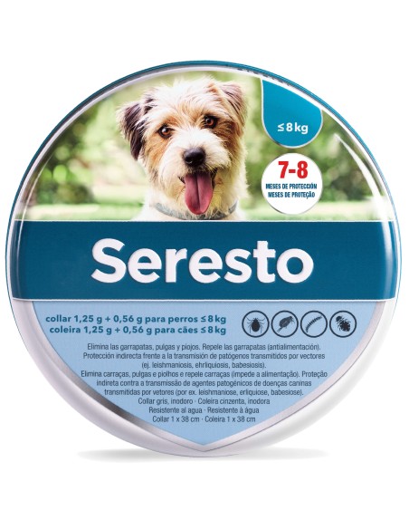 SERESTO COLLAR PERRO PEQUEÑO - 8 KG